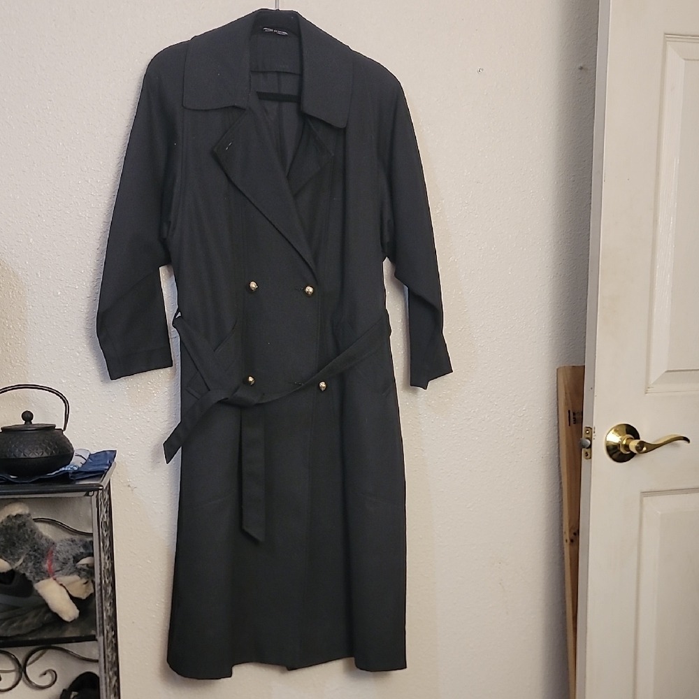 Jessica Black Trench Coat